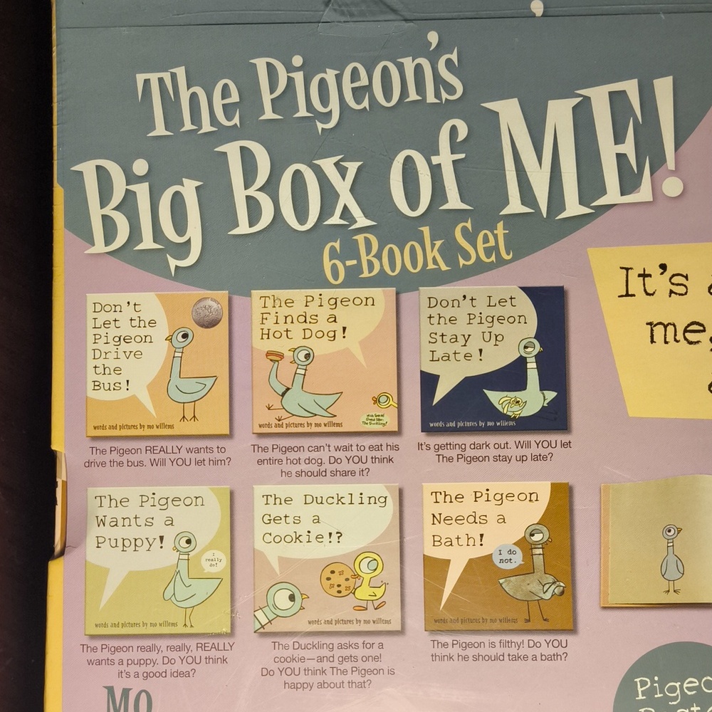 NEW Mo Willems Pigeon Books 6 - Picture 3 of 4